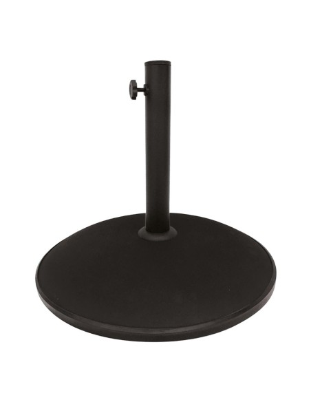 Base circular guarda-sol em cimento e aço 25 kg | Distria