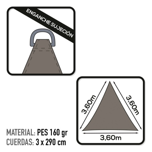 Vela sombra antracite | Distria