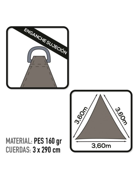 Vela sombra antracite | Distria