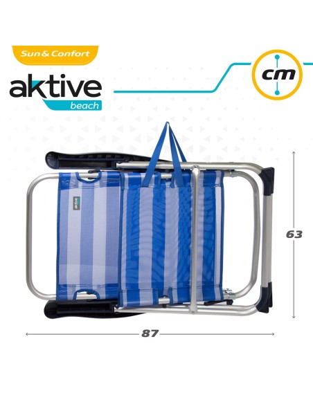 Cadeira dobrável alta multiposição | Distria