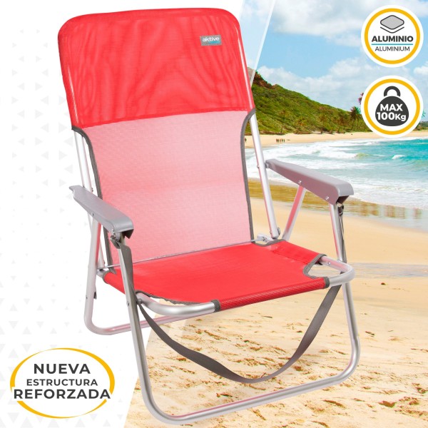 Cadeira de praia dobrável fixa | Distria