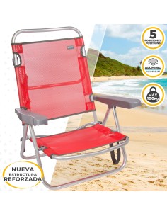 Cadeira dobrável reclinável de praia | Distria 2