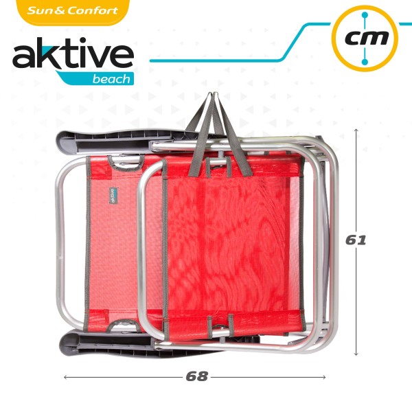 Cadeira dobrável reclinável de praia | Distria