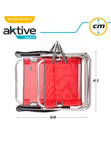 Cadeira dobrável reclinável de praia | Distria