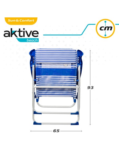 Cadeira dobrável reclinável 7 posições | Distria