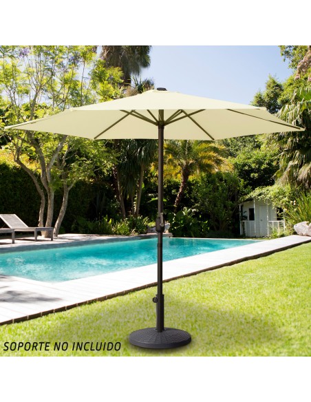 Guarda-sol hexagonal grande 300 cm | distr