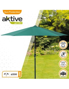 Guarda-sol hexagonal exterior 300 cm | Distria 2