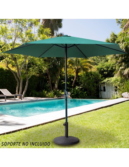 Guarda-sol hexagonal exterior 300 cm | Distria