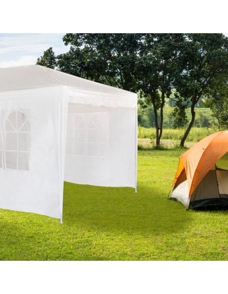 Tenda de jardim dobrável branca | Distria