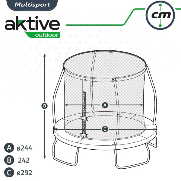 Cama Elástica Infantil Aktive 100 kg | Distria