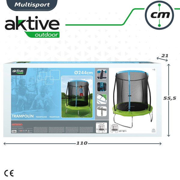 Cama Elástica Infantil Aktive 100 kg | Distria