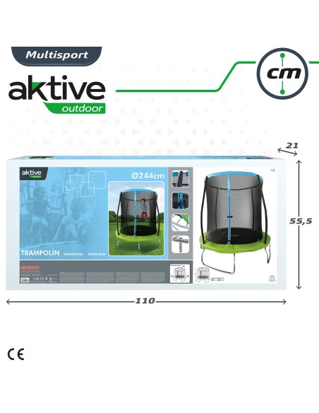 Cama Elástica Infantil Aktive 100 kg | Distria