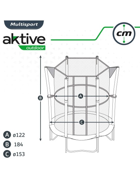Trampolim Cama Elástica Infantil 153 cm | Distria