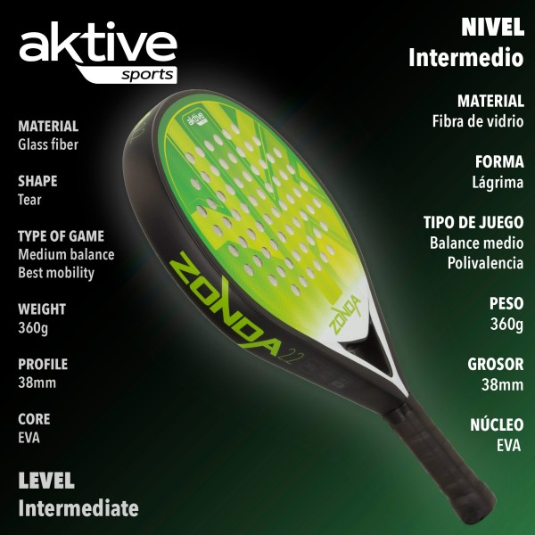 Raquete pádel controle - Nível Intermediário | Distria