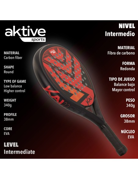 Raquete padel controle - Nível intermediário | Distria