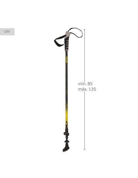 Conjunto de bastões de caminhada 82-135 cm Aktive | Distria