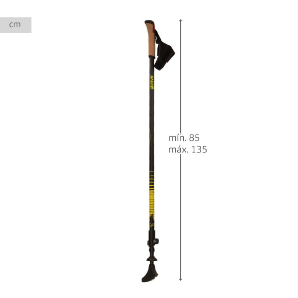 Set de bastões extensíveis 82-135 cm Aktive | Distria