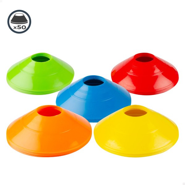 Cones de treino coloridos 50 pcs. Aktive | Distria