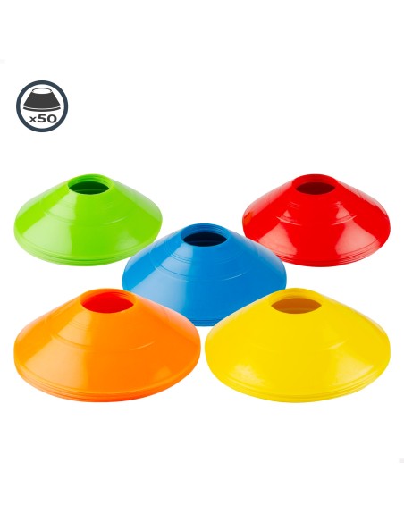 Cones de treino coloridos 50 pcs. Aktive | Distria