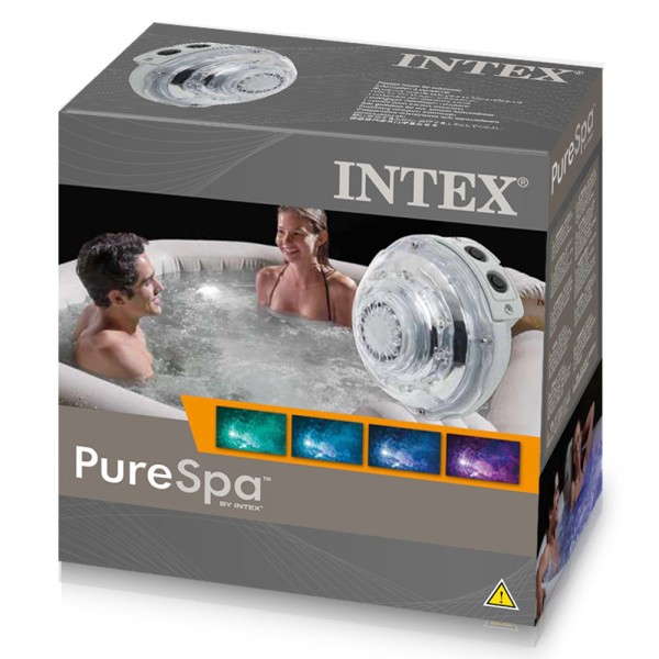 Luz LED hidroelétrica 5 cores para Spa Jets Intex