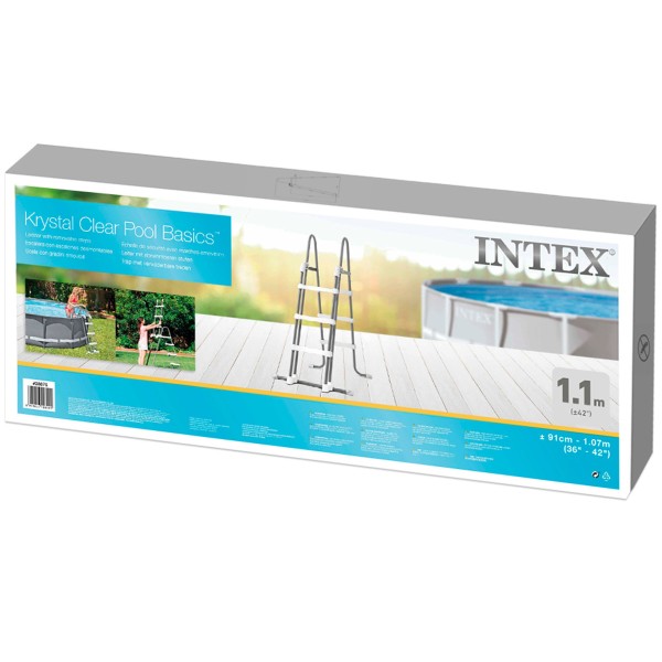 Escada para piscinas desmontáveis Intex | Medidas e preços