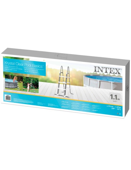 Escada para piscinas desmontáveis Intex | Medidas e preços