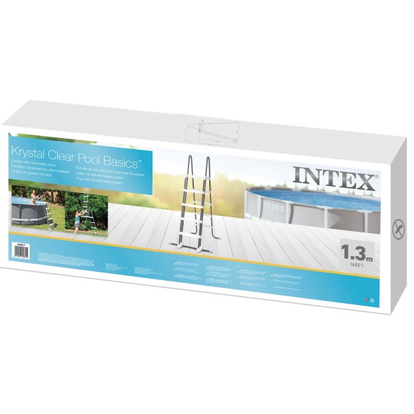 Escada piscina INTEX degraus removíveis 132 cm