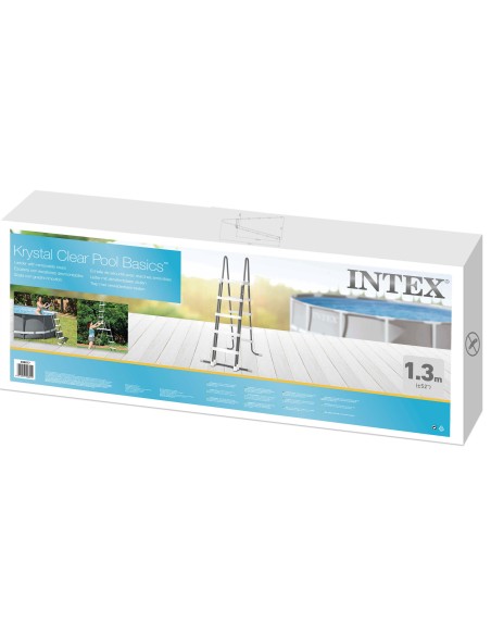 Escada piscina INTEX degraus removíveis 132 cm