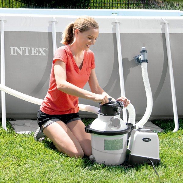 Combo purificador de água salgada e clorador ECO INTEX | Distria