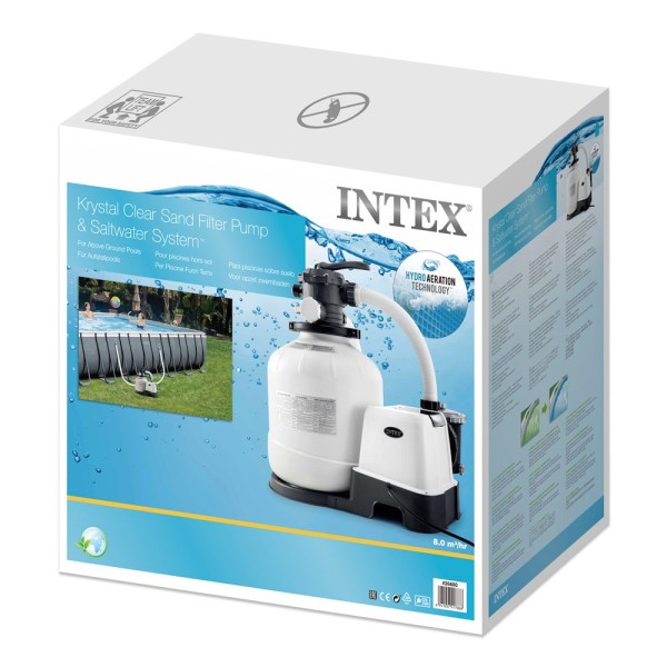 Combo purificador de água salgada e clorador ECO INTEX | Distria