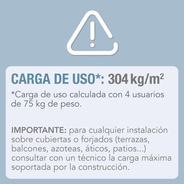 Banheira insuflável para 4 pessoas 795 litros | distria