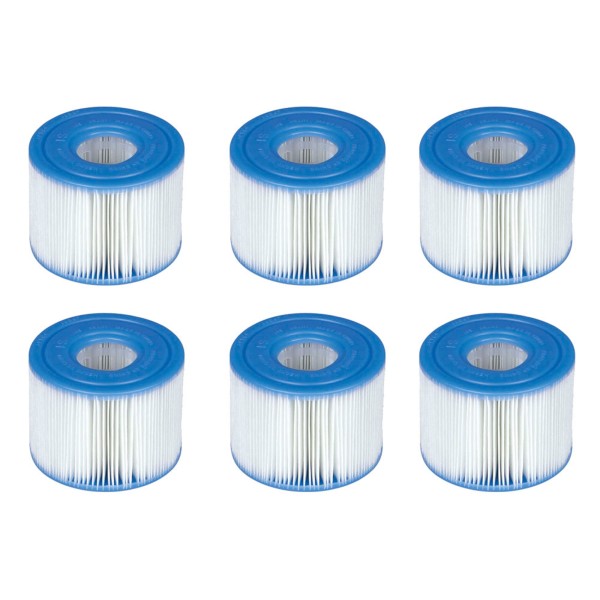 Kit 6 filtros S1 INTEX - Distria.com
