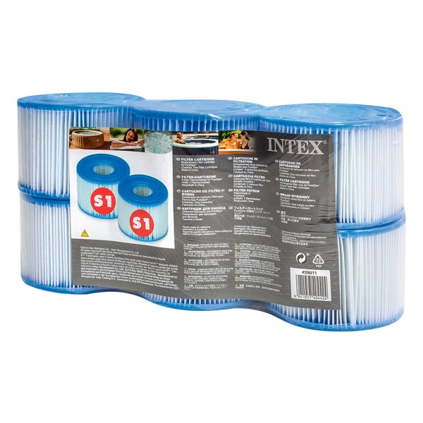 Kit 6 filtros S1 INTEX - Distria.com