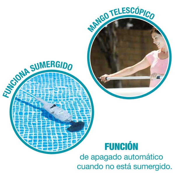 Limpa-fundos piscinas desmontáveis INTEX | Distria