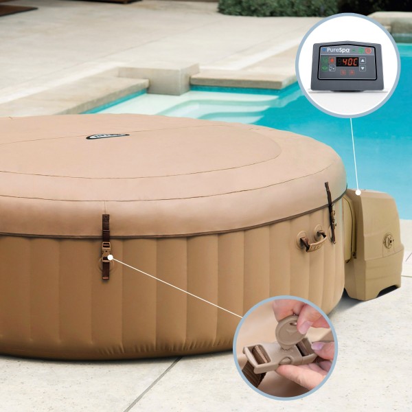 Spa de bolhas insufláveis INTEX 8 pessoas | Distria