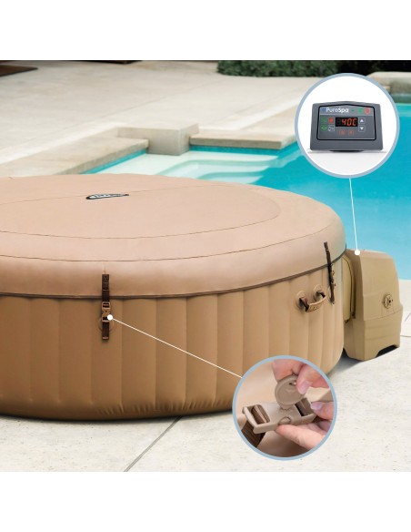 Spa de bolhas insufláveis INTEX 8 pessoas | Distria