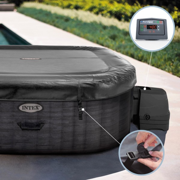 Spa Insuflável INTEX Greystone Deluxe 4 pessoas | Distria