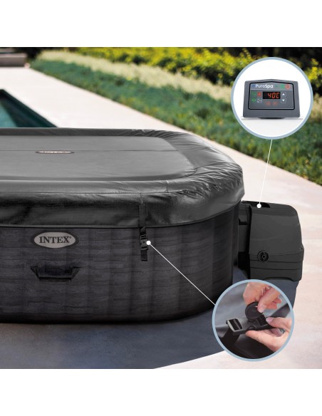 Spa Insuflável INTEX Greystone Deluxe 4 pessoas | Distria