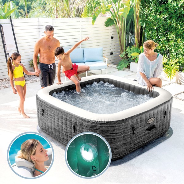 Spa Insuflável INTEX Greystone Deluxe 4 pessoas | Distria