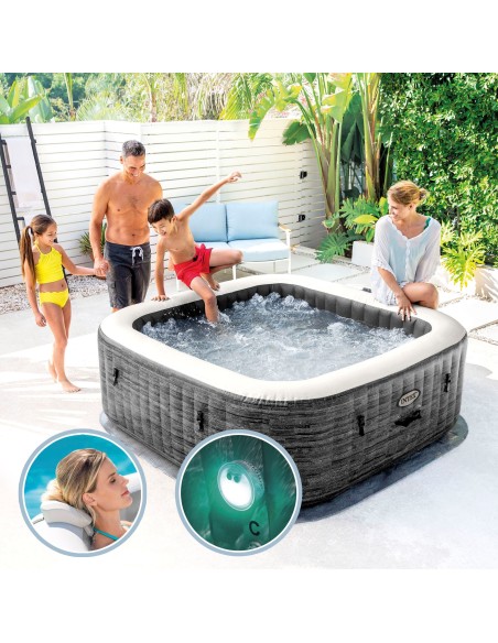 Spa Insuflável INTEX Greystone Deluxe 4 pessoas | Distria