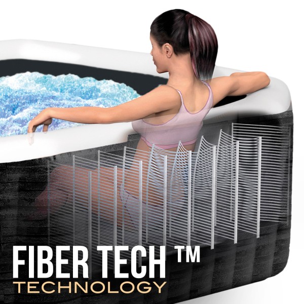 Spa Insuflável INTEX Greystone Deluxe 4 pessoas | Distria