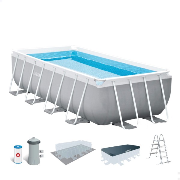 Piscina retangular sem obra · Comprar piscina INTEX