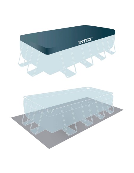 Piscina retangular sem obra · Comprar piscina INTEX