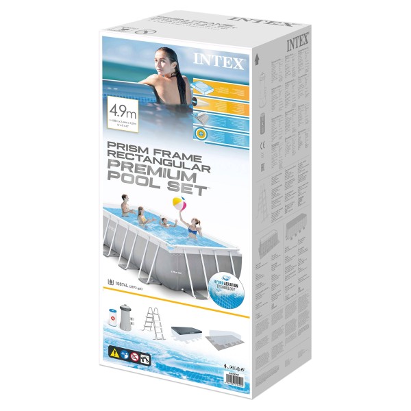 Piscina retangular sem obra · Comprar piscina INTEX