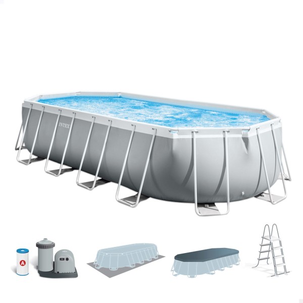 Piscina oval INTEX Prism Frame de 610 metros | Distria