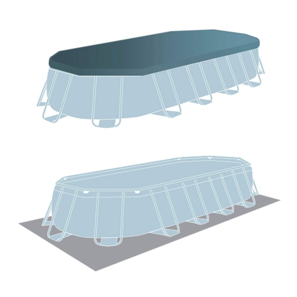 Piscina oval INTEX Prism Frame de 610 metros | Distria