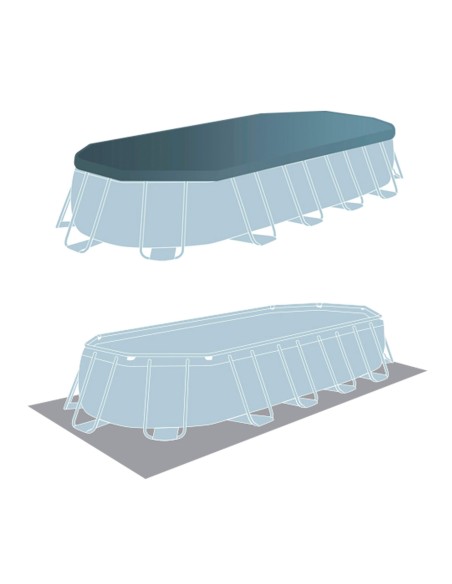 Piscina oval INTEX Prism Frame de 610 metros | Distria
