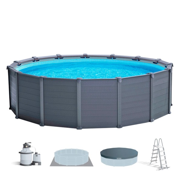 Piscina redonda desmontável INTEX | Piscinas desmontáveis