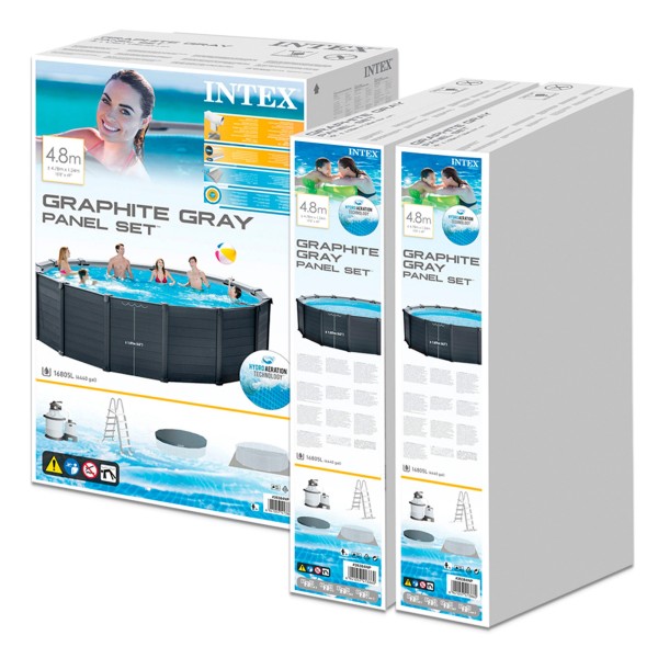 Piscina redonda desmontável INTEX | Piscinas desmontáveis