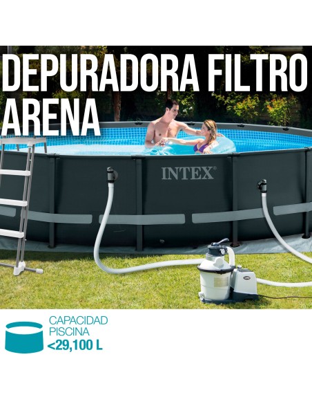 Estação de tratamento de areia INTEX krystal clear 4500 l/h | Distria